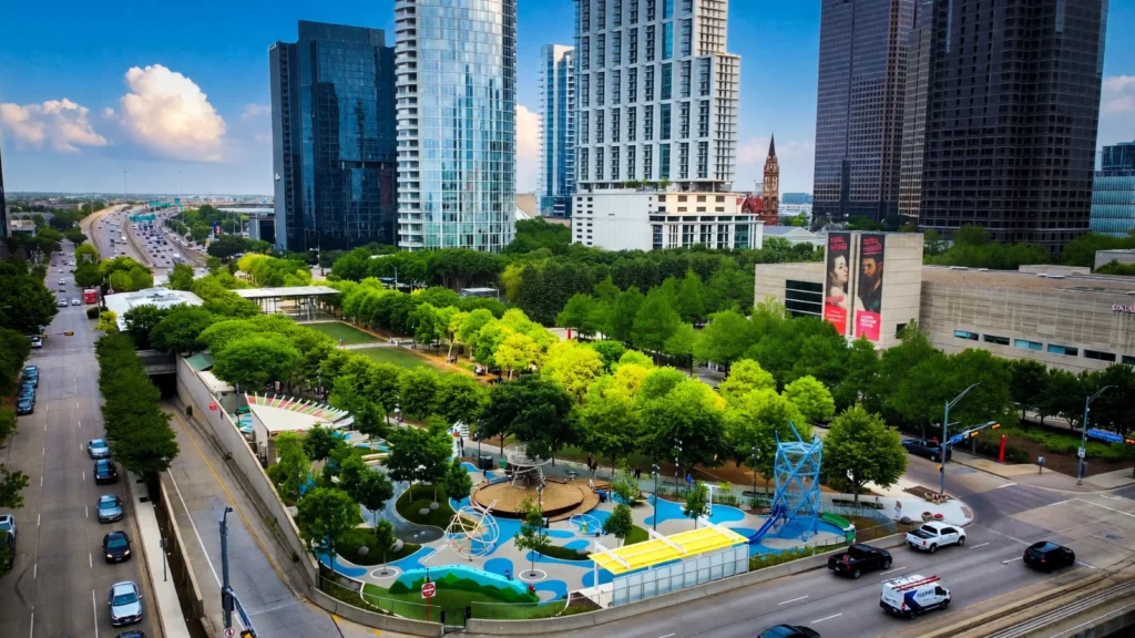 Dallas - Klyde Warren Park Children Park photo