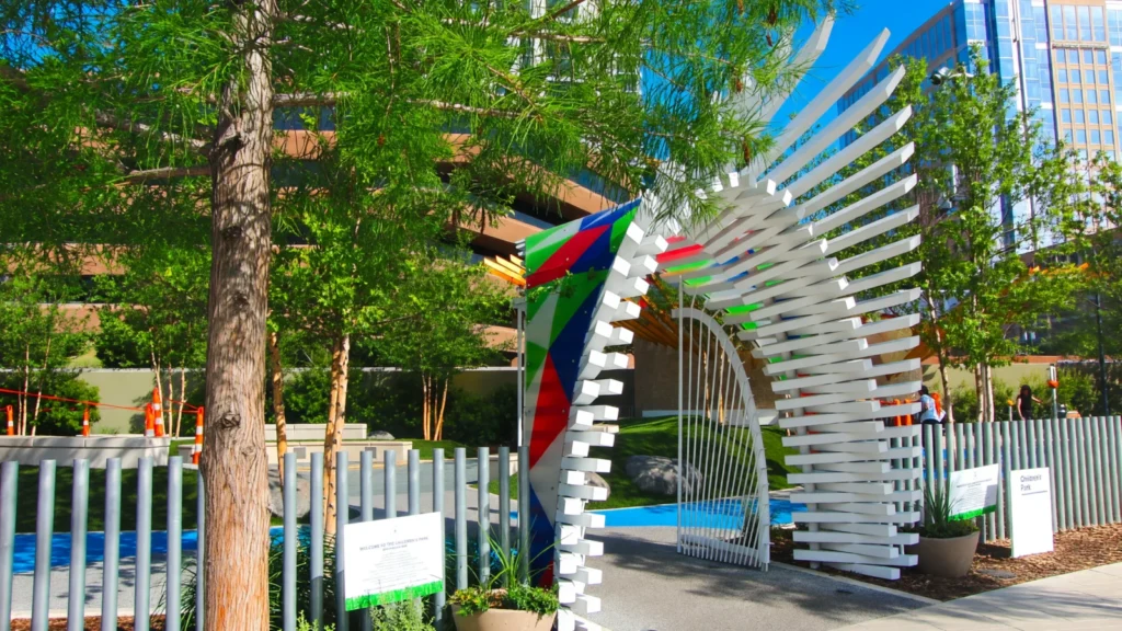 Dallas - Klyde Warren Park Children Park photo