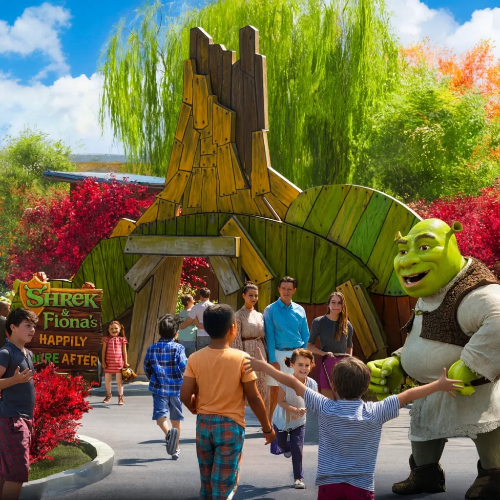 Shreks Swamp Universal Kids Frisco - Shrek and Fiona Meet-and-Greet