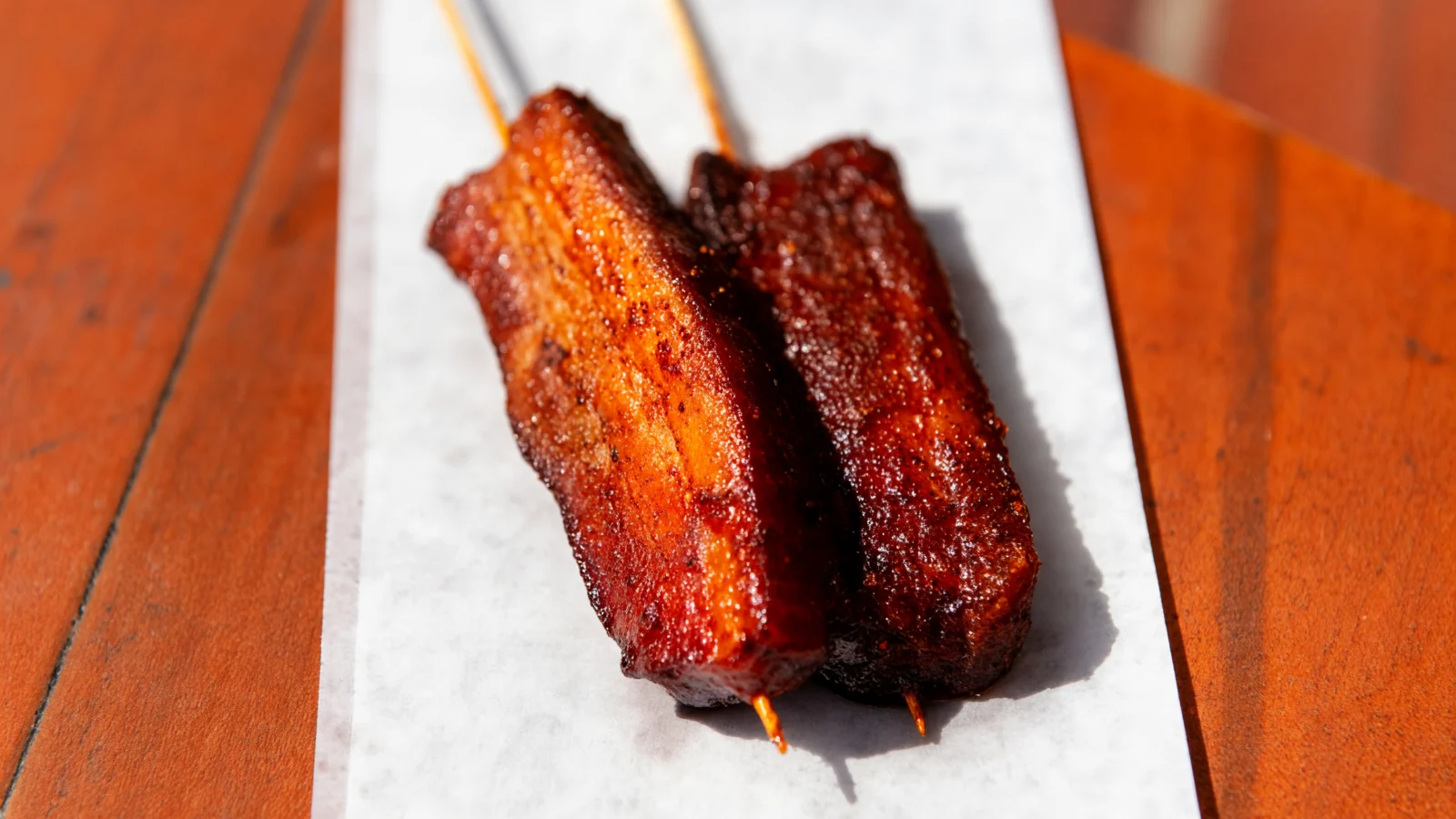 Candied Bacon Skewer