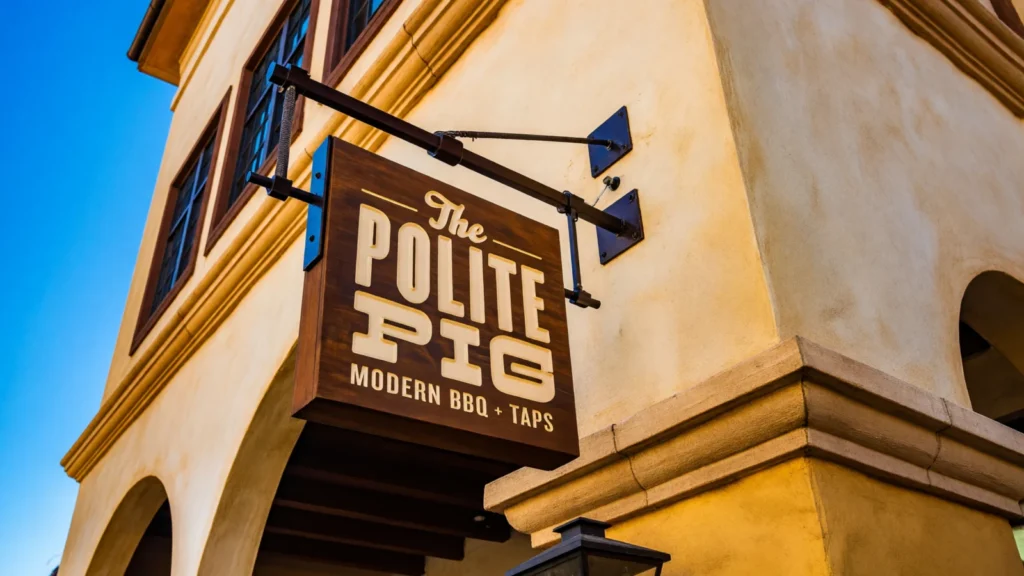 Disney Springs - The Polite Pig