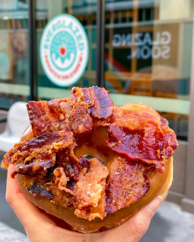 Everglazed Disney Springs - Maple Double Bacon Donut