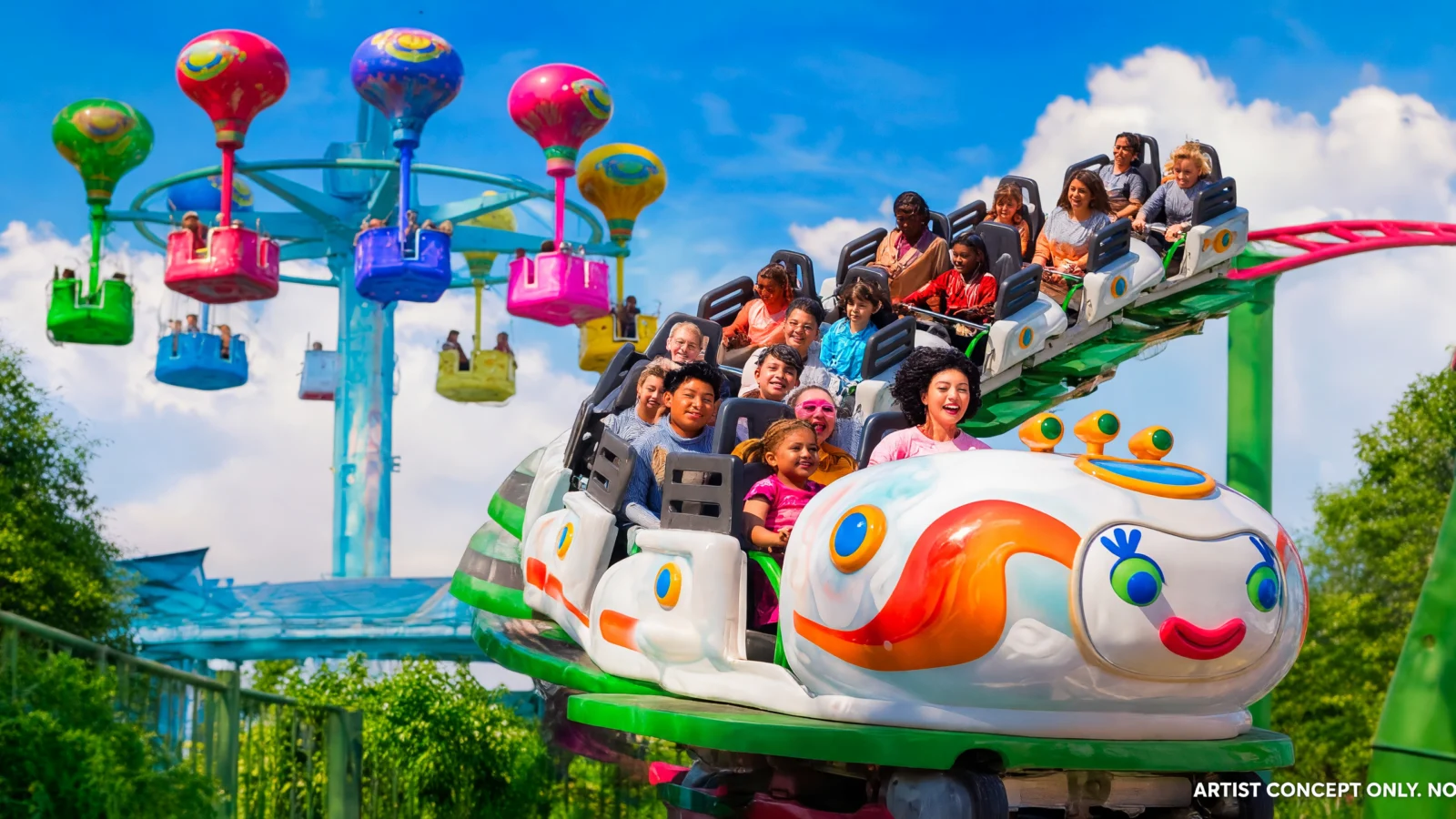 universal kids resort - Rhonda’s TrollsFest Express