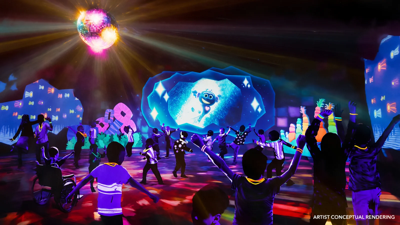 universal kids resort - TrollsFest Amphitheater Stage Show photo